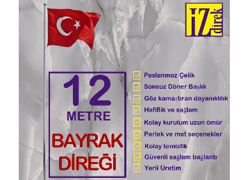 12 Metre Bayrak Direği