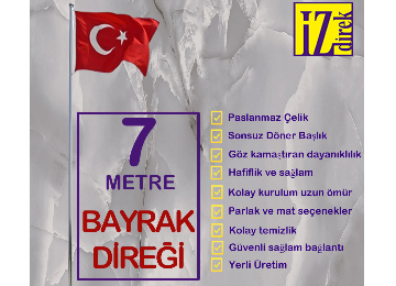 7 metre Bayrak Direği